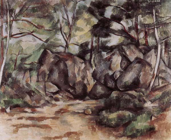 Paul Cezanne Le Sous-bois Spain oil painting art